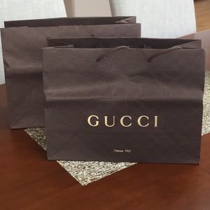 Authentic Gucci Shopping Bags (2)